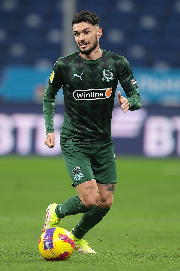 Rémy Cabella avec le FK Krasnodar en 2021