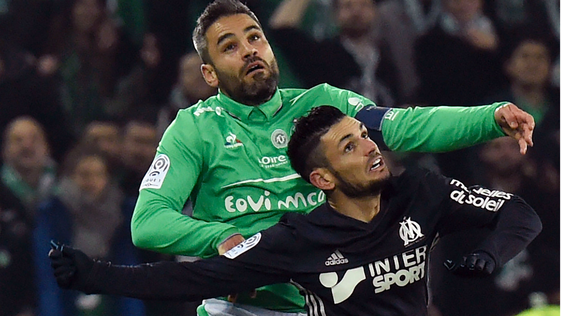 Rémy Cabella avec l'OM face à Saint-Étienne