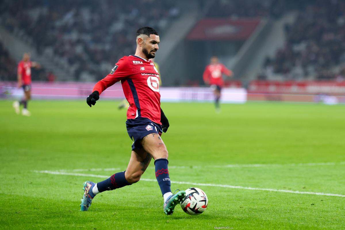 Rémy Cabella en action avec le LOSC Lille
